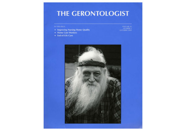 Cover images on The Gerontologist by Jeffrey M Levine MD