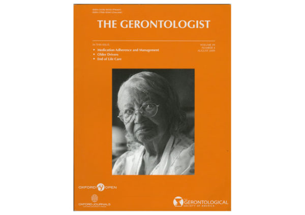 Cover images on The Gerontologist by Jeffrey M Levine MD