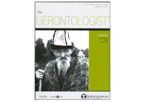 Cover images on The Gerontologist by Jeffrey M Levine MD