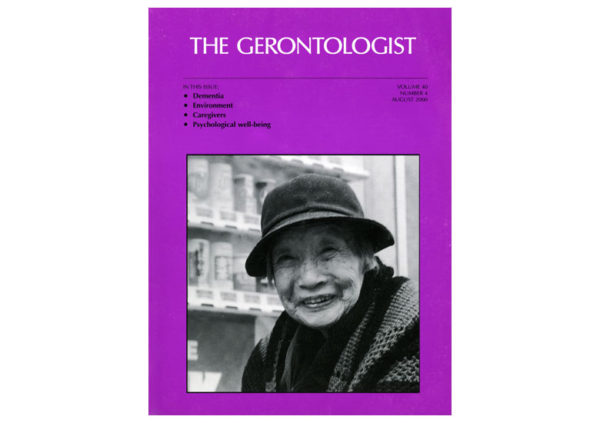 Cover images on The Gerontologist by Jeffrey M Levine MD