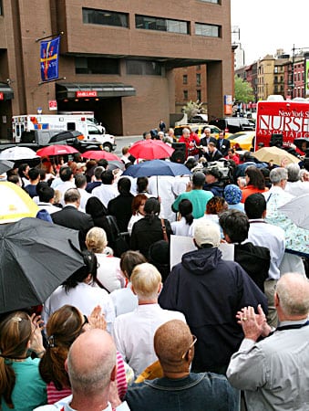 St. Vincent's Hospital to close, all employees laid off, copyright Jeffrey M. Levine MD