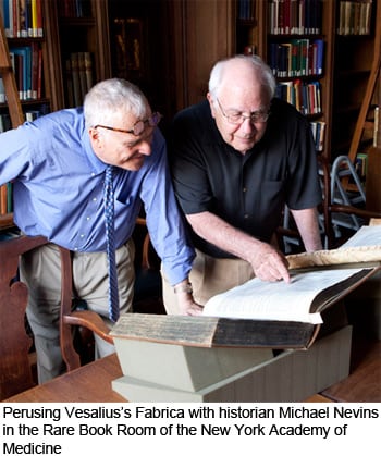 Jeffrey M Levine and Michael Nevins in the Rare Book Room