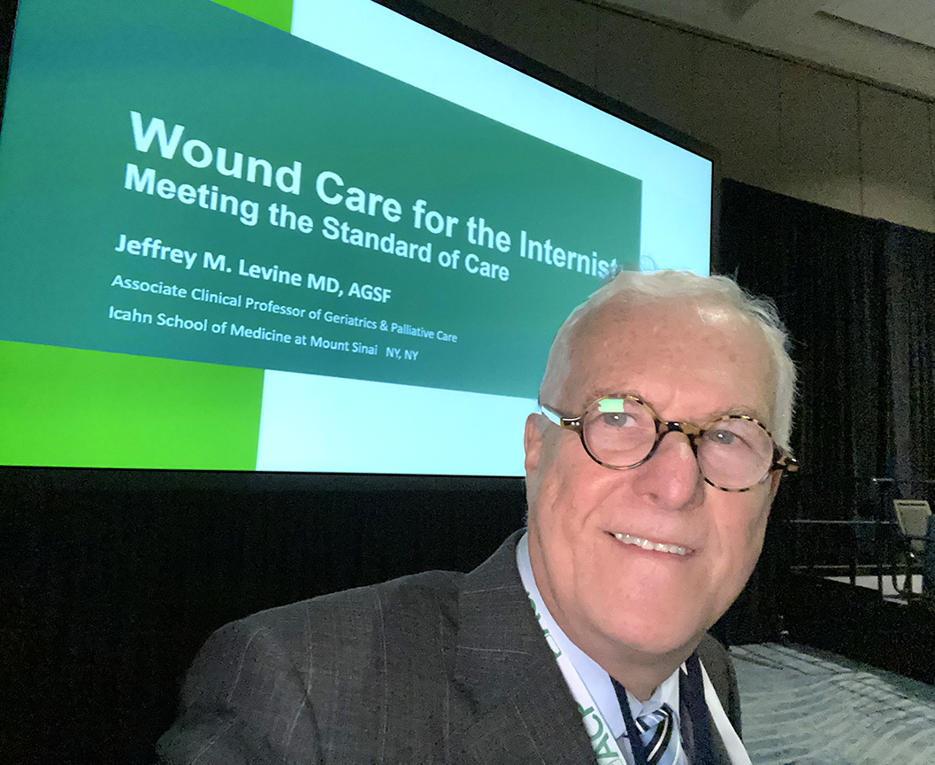Dr. Jeffrey Levine teaches wound care at the American College of Physicians annual meeting
